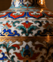 精美景泰蓝瓷器特写2780#横屏 