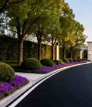  高档住宅园区道路景观510#横屏 	 