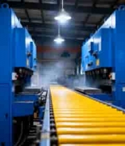  工厂内蓝色机器与黄色传送带3073#横屏 	 - 