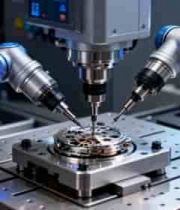  工厂机械臂自动化加工零件1095#横屏 	 