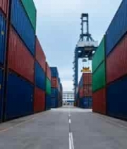  港口集装箱堆放场景(1)2253#横屏 	 