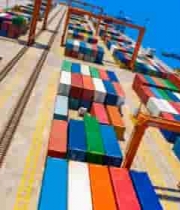  港口集装箱堆放场景1555#横屏 	 