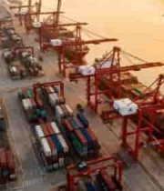  港口集装箱货轮航拍画面675#横屏 	 - 