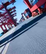  港口集装箱起重机素材2175#横屏 	 