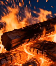 户外篝火燃烧特写素材1639#横屏 