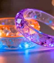  发光彩色手环特写素材2611#横屏 	 -