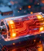  电路板上的科技感电池26#横屏 	 