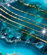  带金色线条的水晶矿石素材1022#横屏 	 