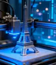  打印机打印埃菲尔铁塔模型1680#横屏 	 - 