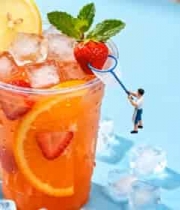  创意微缩景观水果饮品509#横屏 	 - 