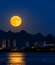  城市月夜全景159#横屏 	 -