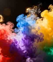  彩色烟雾混合素材3043#横屏 	 