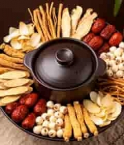  滋补养生食材拼盘展示3265#横屏 	 