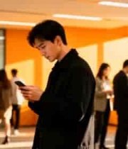  职场精英手机办公场景3162#横屏 	 - 