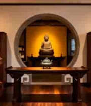  中式禅意佛堂内景3206#横屏 	 