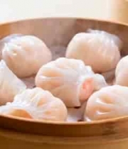  蒸笼里的鲜虾饺3149#横屏 	 - 