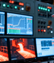 工人工厂监控炼铁画面2576#横屏 