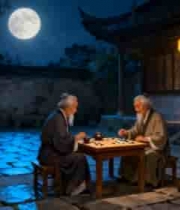  月下对弈3071#横屏 	 