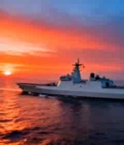  战舰远航日出海疆3130#横屏 	 