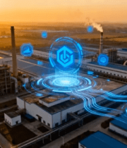 工厂科技感数字元素合成画面1714#横