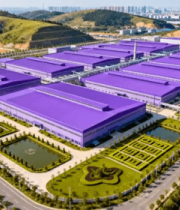 工厂厂房鸟瞰全景2220#横