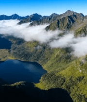 高山云海湖泊自然风光1670#横屏 