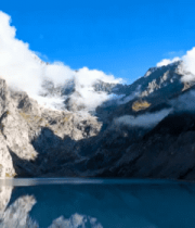 高山湖泊自然风光893#横