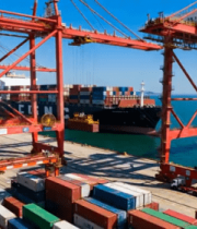 港口集装箱码头场景470#横