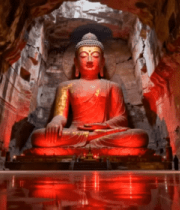 佛像寺庙内景素材3389#横