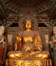 佛像及众佛雕像室内场景4716#横