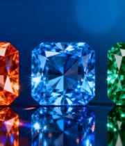 多彩方形宝石特写442#横屏 