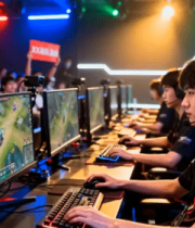 电竞选手比赛现场画面161#横