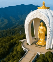 东林大佛航拍全景955#横