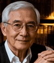 戴眼镜老人微笑特写5109#横