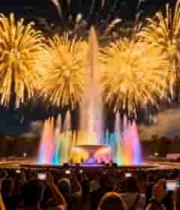  绚丽烟花喷泉表演2592#横屏 	 -