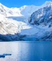  雪山湖泊风光2652#横屏 	 