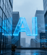 城市高楼间的科技元素1360#横