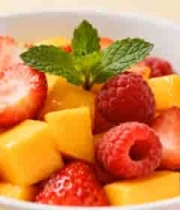  新鲜水果沙拉特写2546#横屏 	 