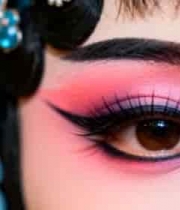  戏曲旦角眼部特写2429#横屏 	 