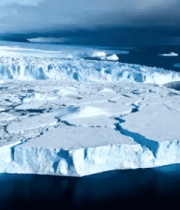 北极冰川冰山俯瞰景观4730#横屏 