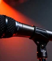  舞台麦克风特写2358#横屏 	 