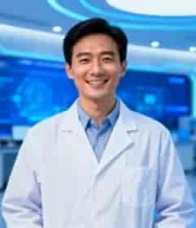  微笑的男科学家2280#横屏 	 