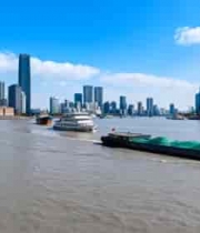  上海外滩江景日景2040#横屏 	 