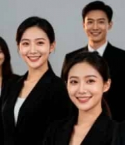  商务团队职业微笑群像2026#横屏 	 