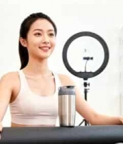  室内健身女性示范动作2131#横屏 	 