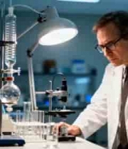  实验室里的男科学家做实验2117#横屏 	 -