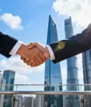  商务人士握手合作2009#横屏 	 