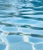  清澈水面波纹特写1758#横屏 	 