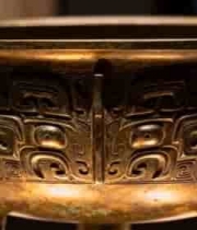  青铜器皿特写1749#横屏 	 