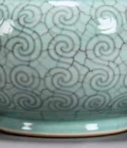  青瓷花瓶特写镜头1731#横屏 